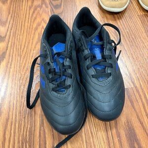 adidas Kids Black and Blue Sneakers